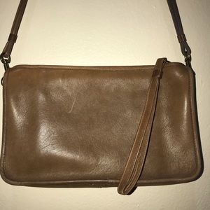 Vintage Coach Zip Top Shoulder/Clutch